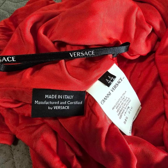 Versace halter 3/4 sleeve top - Picture 5 of 9